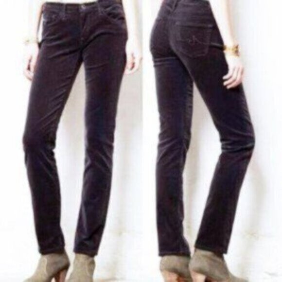 Ag Adriano Goldschmied Stevie Ankle micro cord jeans - Picture 1 of 3